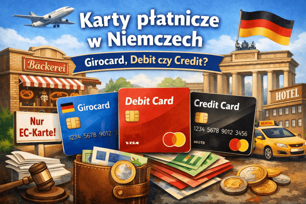 Karty płatnicze w Niemczech – porównanie Girocard, Debit Card i Credit Card