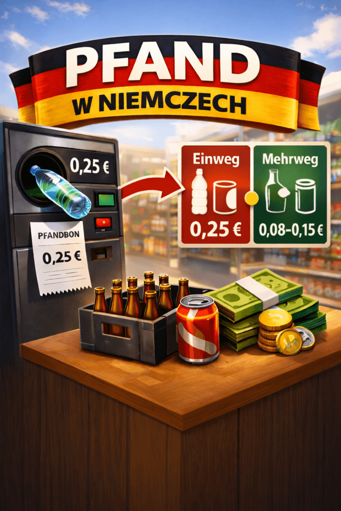 System kaucyjny Pfand w Niemczech – oddawanie butelek i kaucja