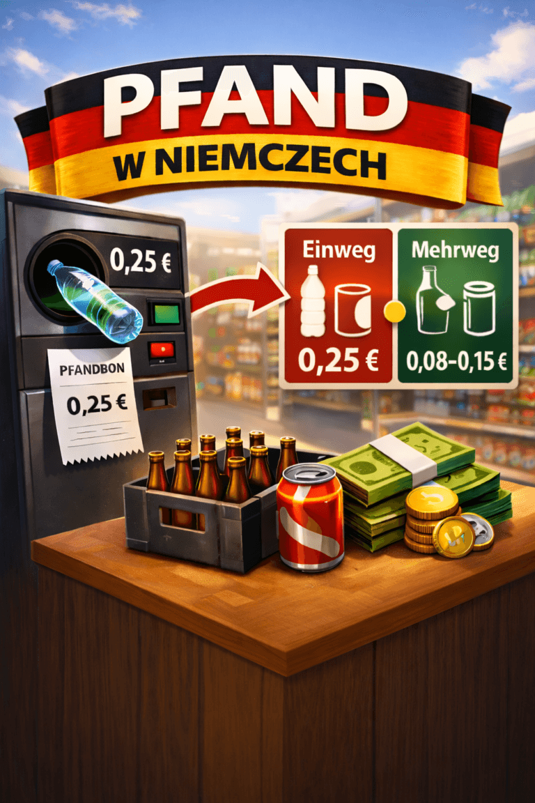 System kaucyjny Pfand w Niemczech – oddawanie butelek i kaucja