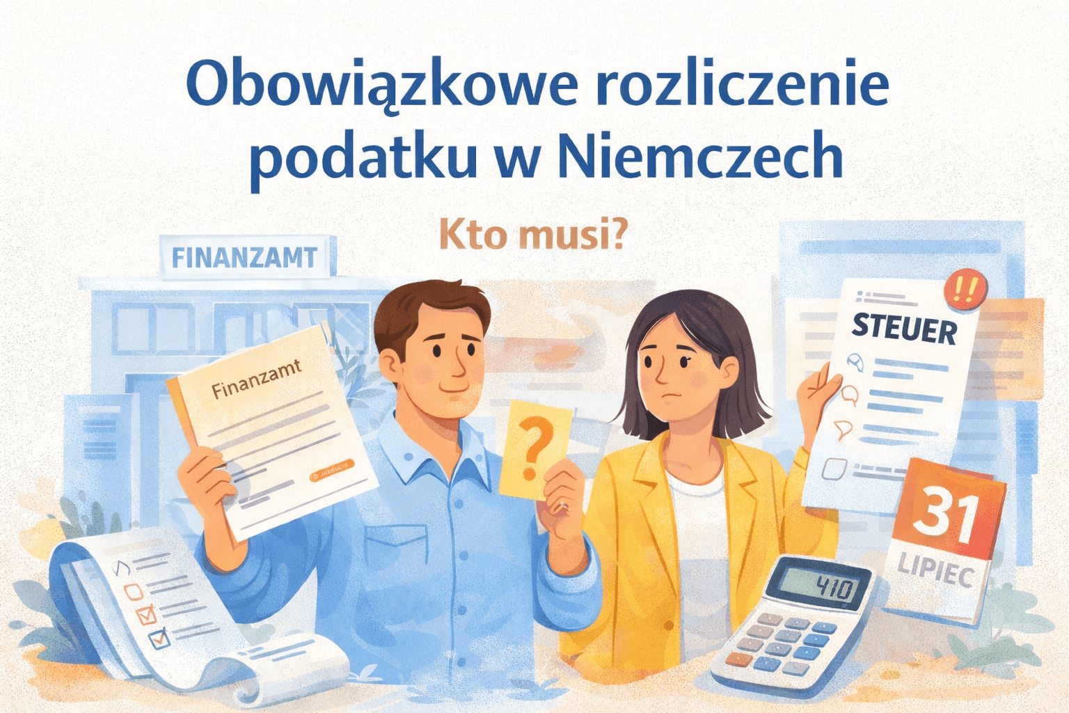 Obowiązkowe rozliczenie podatku w Niemczech – kto musi złożyć deklarację