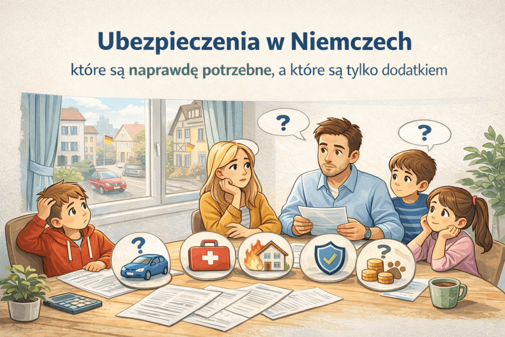 Ubezpieczenia w Niemczech – które są naprawdę potrzebne, a które zależą od sytuacji
